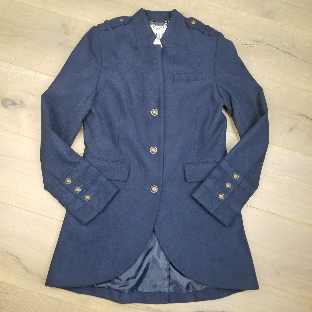 B.B. Dakota Military Style Pea Coat Size M